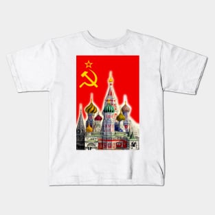 Russia Soviet Union RUS Kids T-Shirt